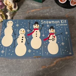 Blue Snowman Kit Box